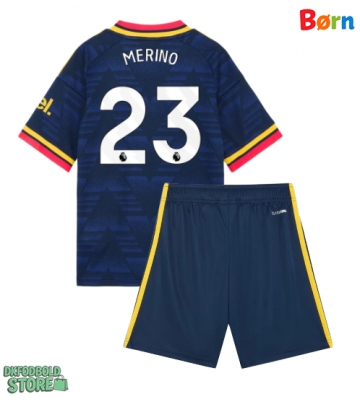 Arsenal Mikel Merino #23 Replika Babytøj Udebanesæt Børn 2026-27 Kortærmet (+ Korte bukser)